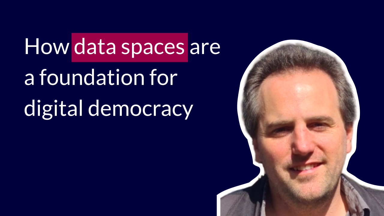 Sylvain Le Bon from Startin'blox about Data Spaces, Democracy and Interoperability